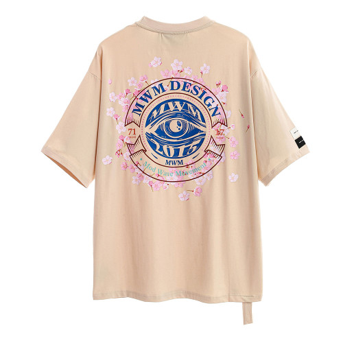 MWM Unisex κοντομάνικη μπλούζα Embroidered Eye Almond Blossom Tee